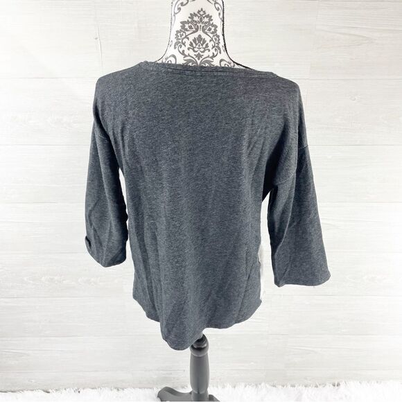 Natori Active Josie French Terry 3/4 Sleeve Sweatshirt - Picture 7 of 9